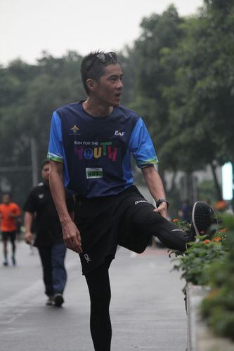 Race photo from Road to BAF Lions Run 2024