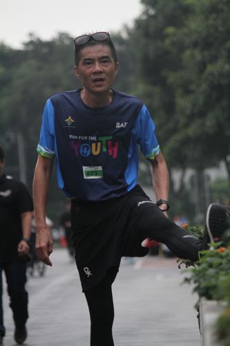 Race photo from Road to BAF Lions Run 2024