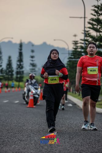 Race photo from CISANGKAN KBP CITY RUN 2025