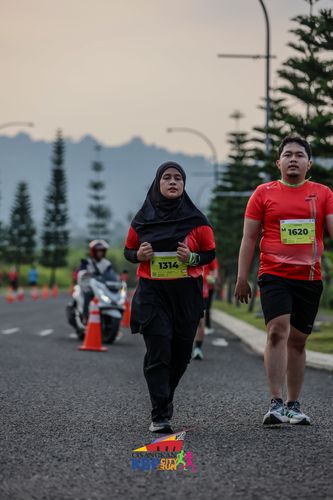 Race photo from CISANGKAN KBP CITY RUN 2025