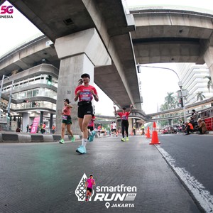 Race photo from SMARTFREN RUN 2026