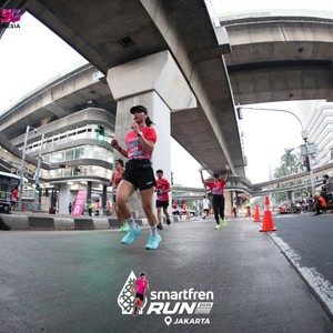Race photo from SMARTFREN RUN 2026