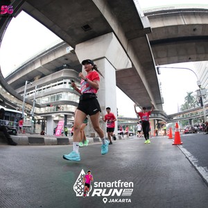 Race photo from SMARTFREN RUN 2026