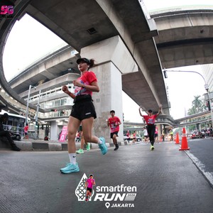 Race photo from SMARTFREN RUN 2026
