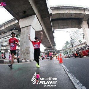 Race photo from SMARTFREN RUN 2026