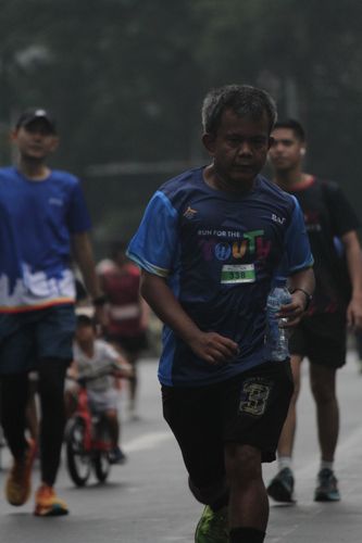 Race photo from Road to BAF Lions Run 2024