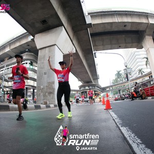 Race photo from SMARTFREN RUN 2026
