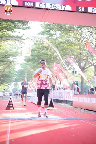 Race photo from Kediri Half Marathon 2024
