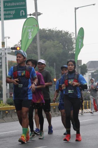 Race photo from Road to BAF Lions Run 2024