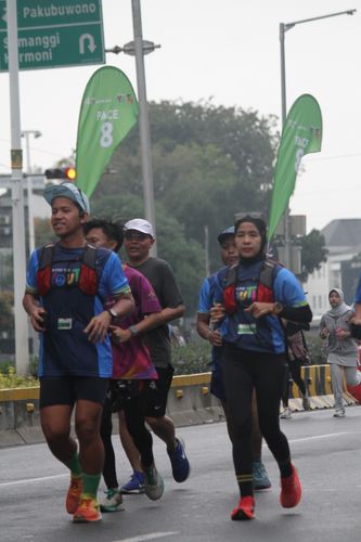 Race photo from Road to BAF Lions Run 2024
