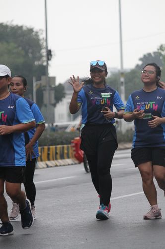 Race photo from Road to BAF Lions Run 2024