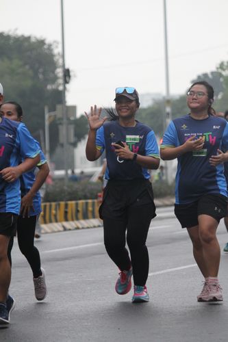 Race photo from Road to BAF Lions Run 2024