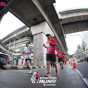 Race photo from SMARTFREN RUN 2026