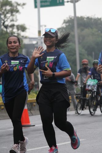 Race photo from Road to BAF Lions Run 2024