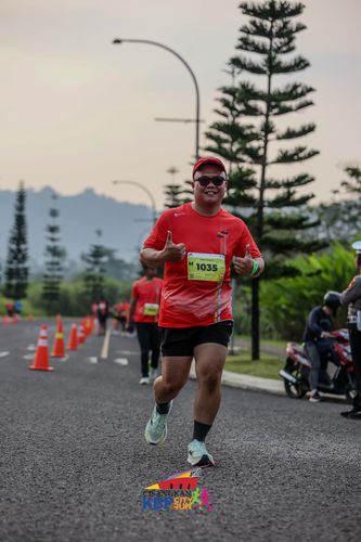 Race photo from CISANGKAN KBP CITY RUN 2025