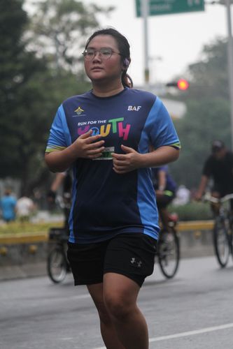 Race photo from Road to BAF Lions Run 2024