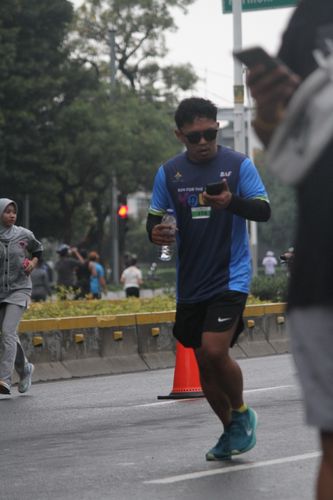 Race photo from Road to BAF Lions Run 2024