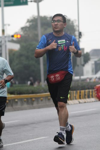 Race photo from Road to BAF Lions Run 2024