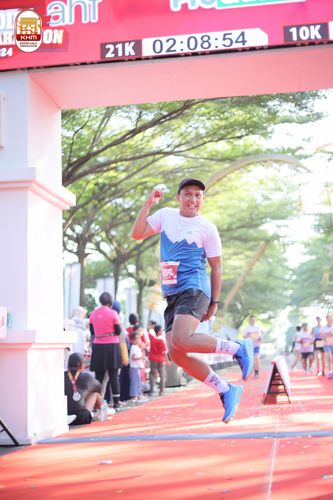 Race photo from Kediri Half Marathon 2024