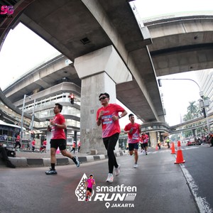 Race photo from SMARTFREN RUN 2026