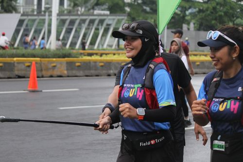 Race photo from Road to BAF Lions Run 2024