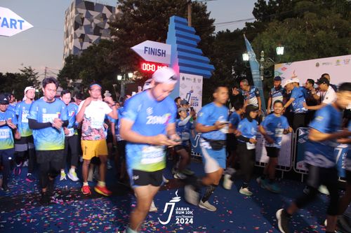 Race photo from Jabar Run 10K 2024