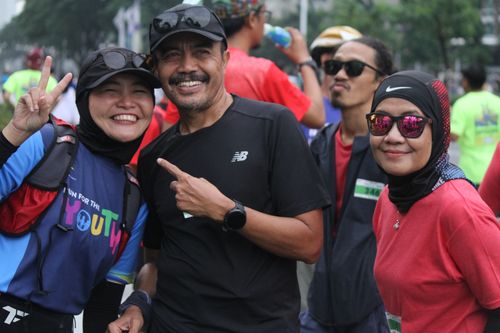 Race photo from Road to BAF Lions Run 2024