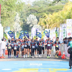 Race photo from BOGORUN 2026