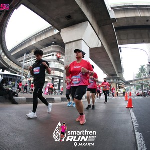 Race photo from SMARTFREN RUN 2026