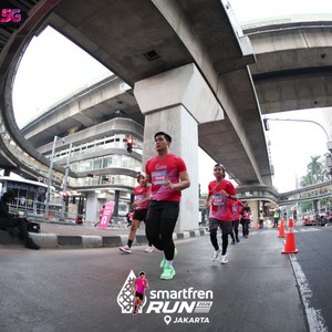 Race photo from SMARTFREN RUN 2026