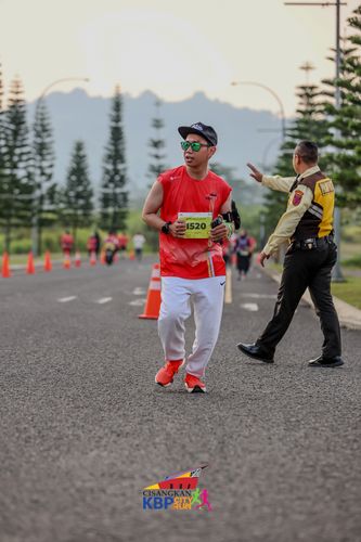 Race photo from CISANGKAN KBP CITY RUN 2025