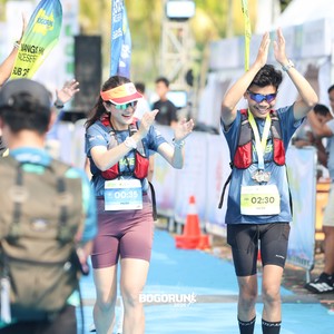 Race photo from BOGORUN 2026