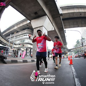 Race photo from SMARTFREN RUN 2026