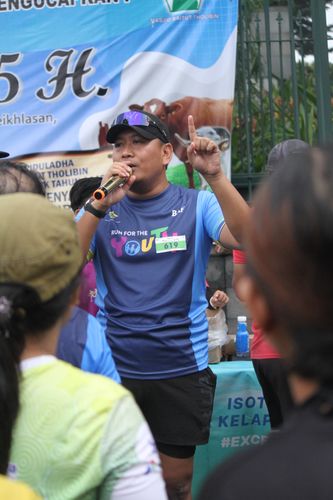 Race photo from Road to BAF Lions Run 2024