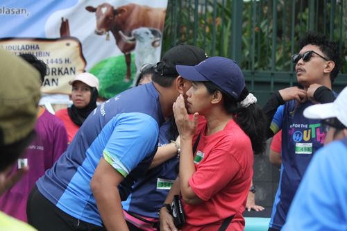 Race photo from Road to BAF Lions Run 2024