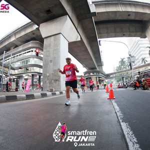 Race photo from SMARTFREN RUN 2026