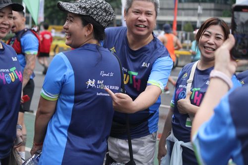 Race photo from Road to BAF Lions Run 2024