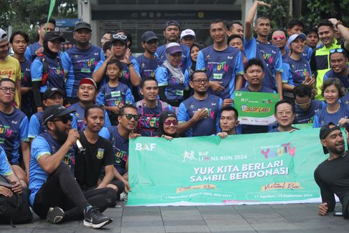 Race photo from Road to BAF Lions Run 2024