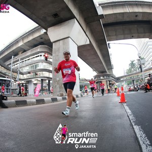 Race photo from SMARTFREN RUN 2026