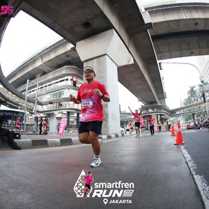 Race photo from SMARTFREN RUN 2026