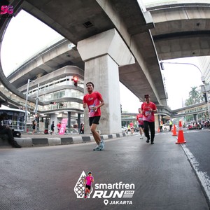 Race photo from SMARTFREN RUN 2026