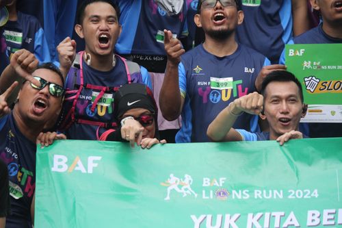 Race photo from Road to BAF Lions Run 2024