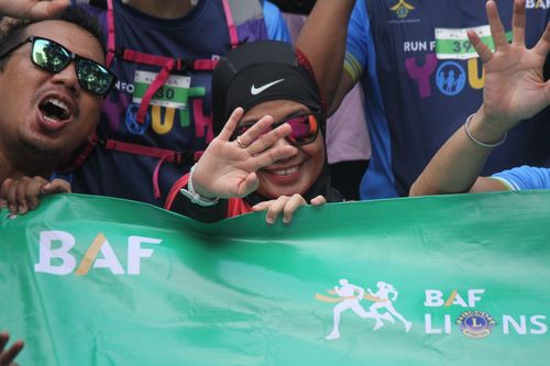 Race photo from Road to BAF Lions Run 2024