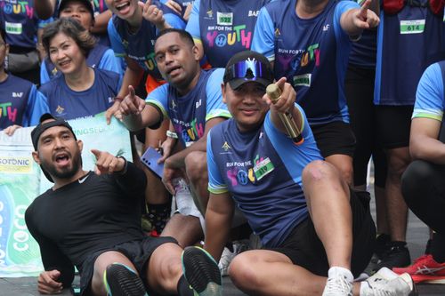 Race photo from Road to BAF Lions Run 2024