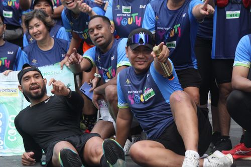 Race photo from Road to BAF Lions Run 2024