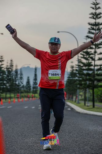Race photo from CISANGKAN KBP CITY RUN 2025