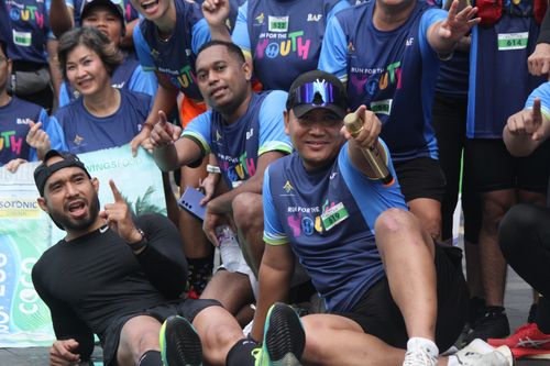 Race photo from Road to BAF Lions Run 2024