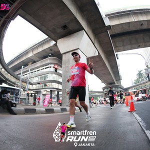 Race photo from SMARTFREN RUN 2026