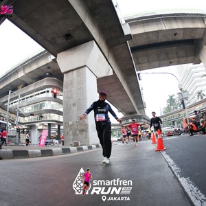 Race photo from SMARTFREN RUN 2026