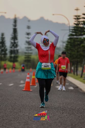 Race photo from CISANGKAN KBP CITY RUN 2025